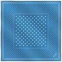 Silk Square 49, Polka Dots – Blue
