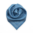 Silk Square 49, Polka Dots – Blue