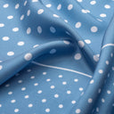 Silk Square 49, Polka Dots – Blue