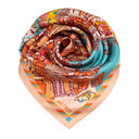 Silk square 67, Marseille by Emilie Ettori – Orange