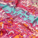 Silk square 67, Marseille by Emilie Ettori – Pink