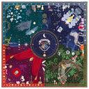 Silk Scarf 90, Harry Potter, Lessons at Hogwarts – Multicolor