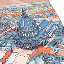 Carré de soie 90, Paris Les Invalides par Emilie Ettori – Bleu