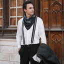 Silk Scarf 67, Harry Potter, Dark Magic – Black