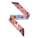 Silk Headband 6x86, Harry Potter, Diagon Alley - Pink Blue