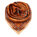 Silk square 67, Oskana – Brown