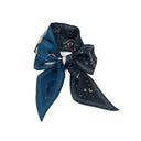 Bandeau de soie 6x86, Le club de Duel – Bleu marine