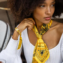 Bracelet doré et Lien, Harry Potter, Poufsouffle – Jaune