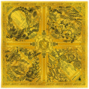 Carré de soie 67, Harry Potter, Poufsouffle – Jaune