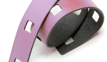 Ceinture femme en cuir pour Foulards – Mauve