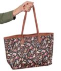 Sac Cabas MALFROY Faune et Flore - Gris Bordeaux