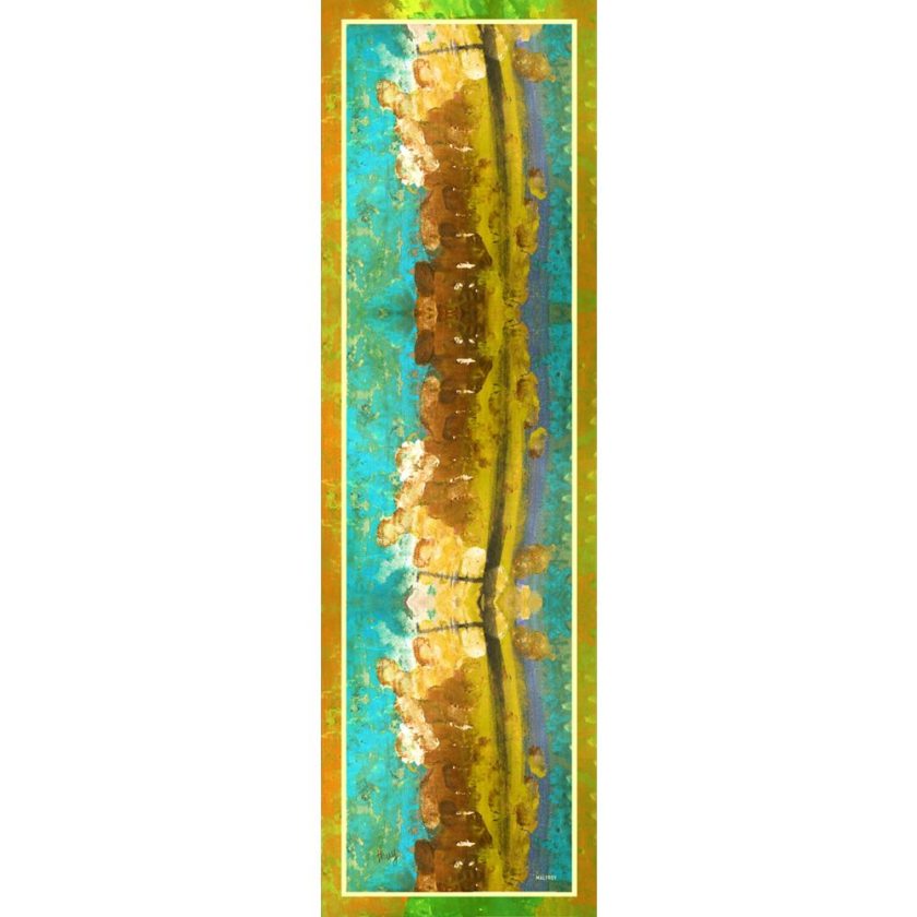 Echarpe en Lin et Coton 51x180