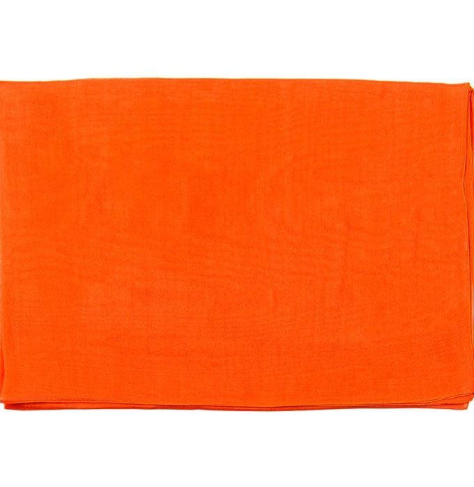 Echarpe en soie 67×180, mousseline de soie unie