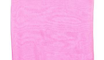 Echarpe en soie 43×160, mousseline de soie unie – Rose Hortensia